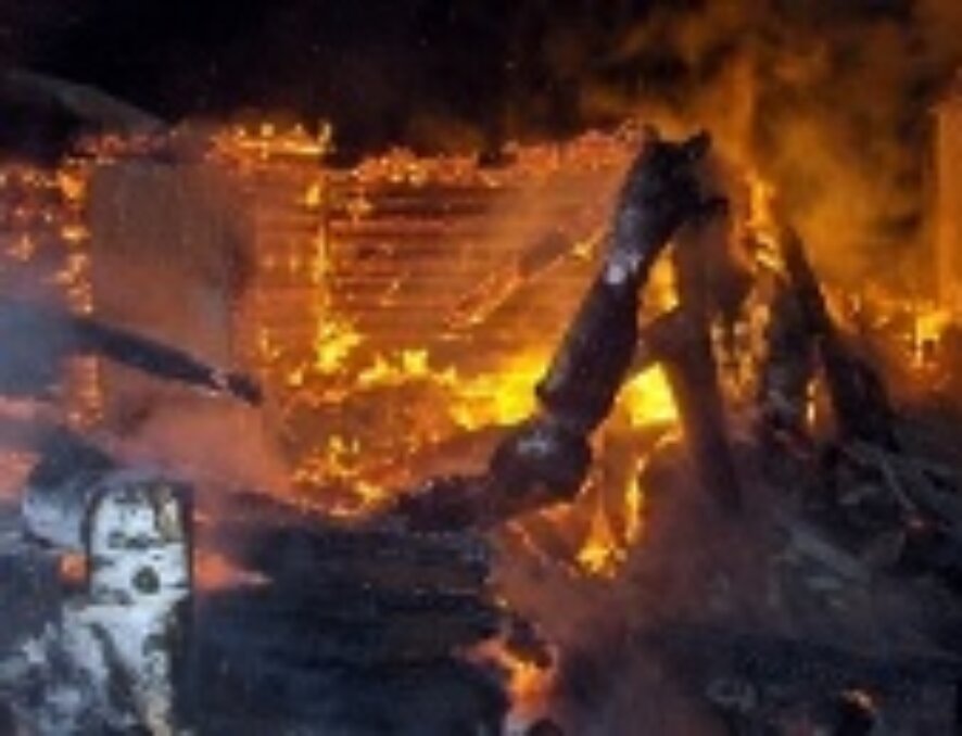В селе Котоврас при пожаре погиб человек
