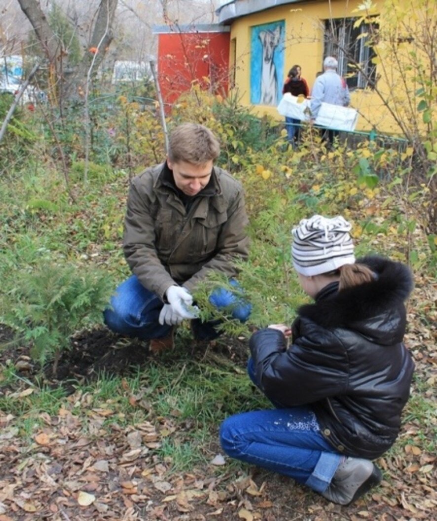 В Детском парке Саратова состоялась акция «Зеленый дендрарий» (ФОТО)
