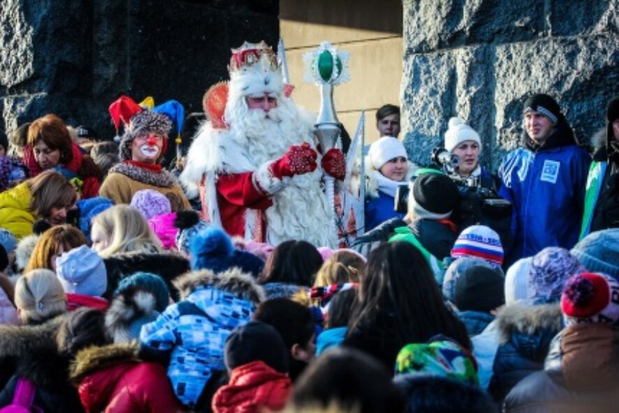 Главный Дед Мороз России посетил Волгоград