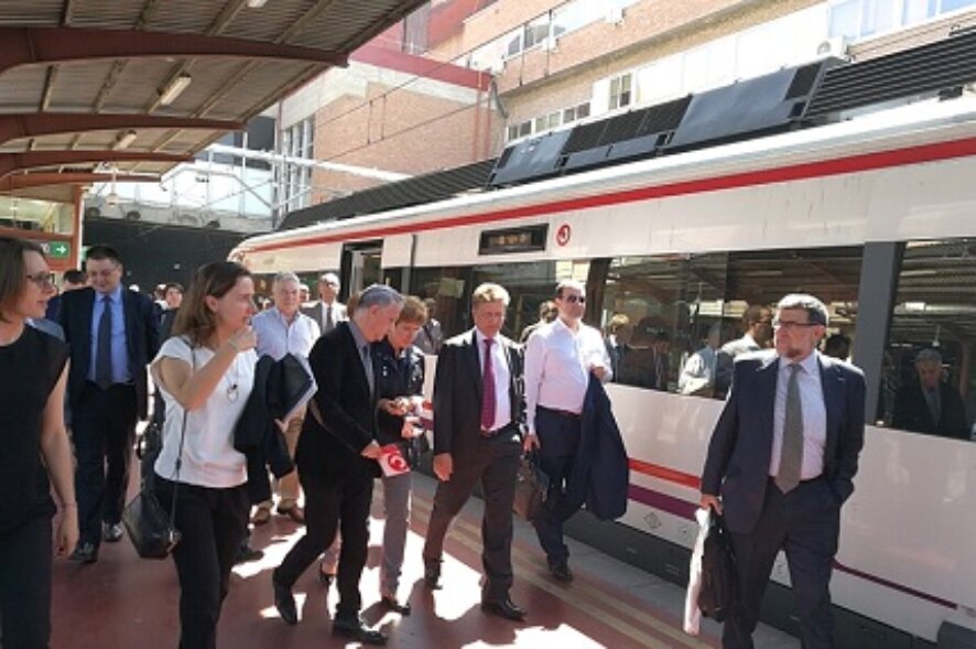 Министр транспорта РФ Максим Соколов побывал с рабочей поездкой в Мадриде