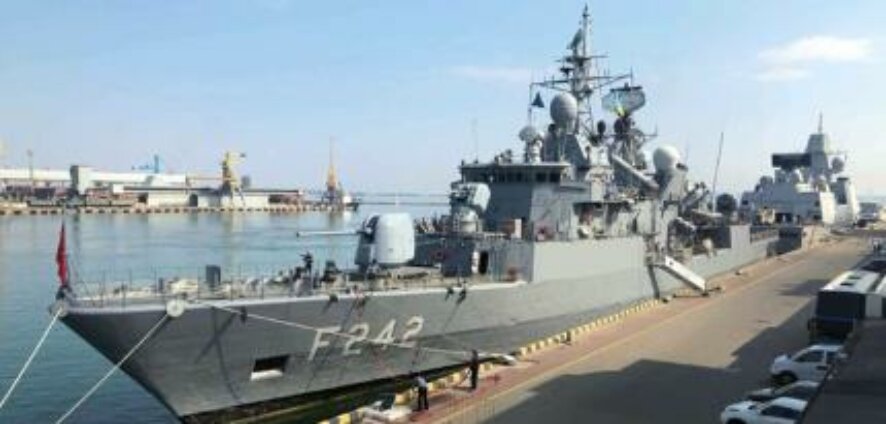 Военные корабли НАТО в Одессе