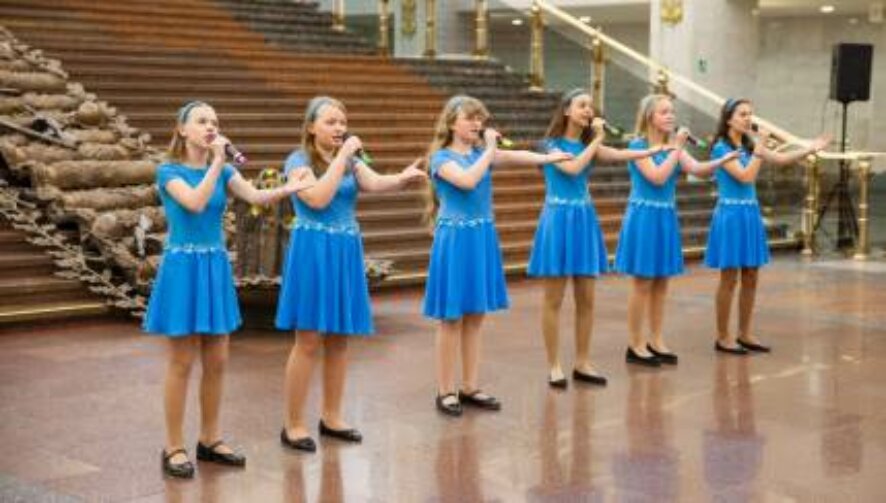 Юные вокалисты из Подмосковья выступили в Музее Победы