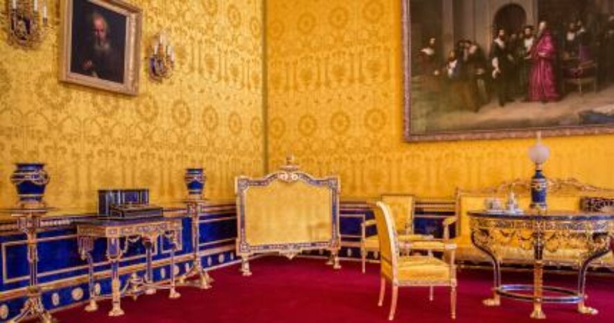 Воссозданные интерьеры знаменитого Лионского зала открыты для посетителей Екатерининского дворца