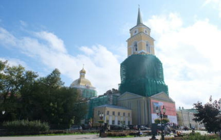 Работы по ремонту фасада кафедрального собора в Перми выполнены уже более чем на 60%
