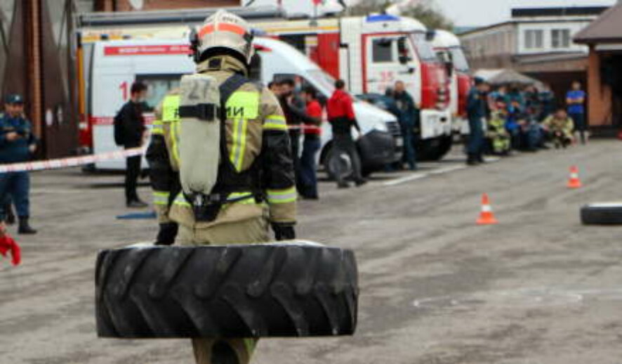 В Чеченской Республике прошли соревнования по пожарному кроссфиту