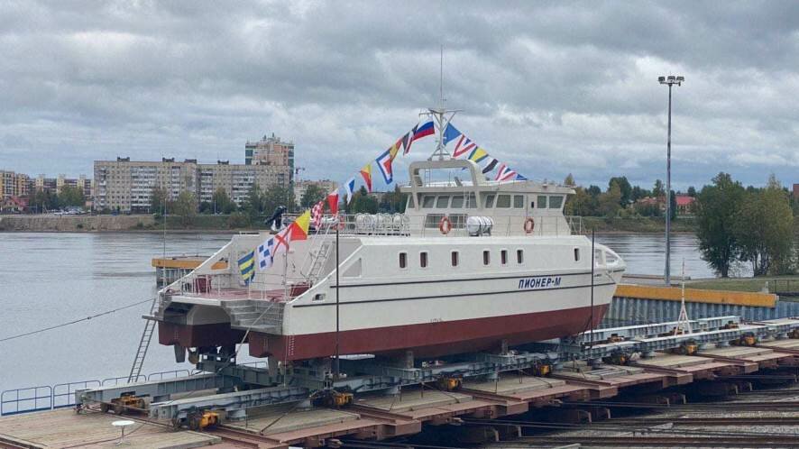 В Санкт-Петербурге спустили на воду беспилотное судно «Пионер-М»