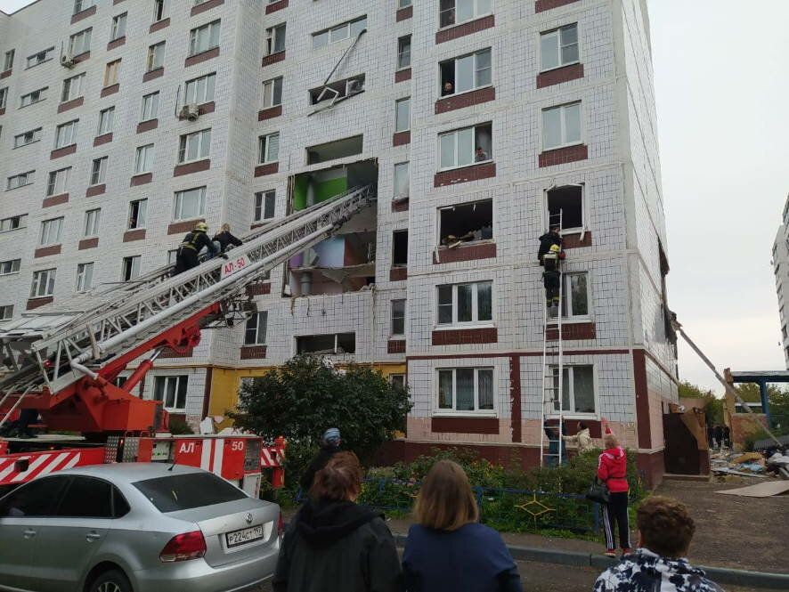 Взрыв газа в Ногинске: обрушилась часть жилого дома