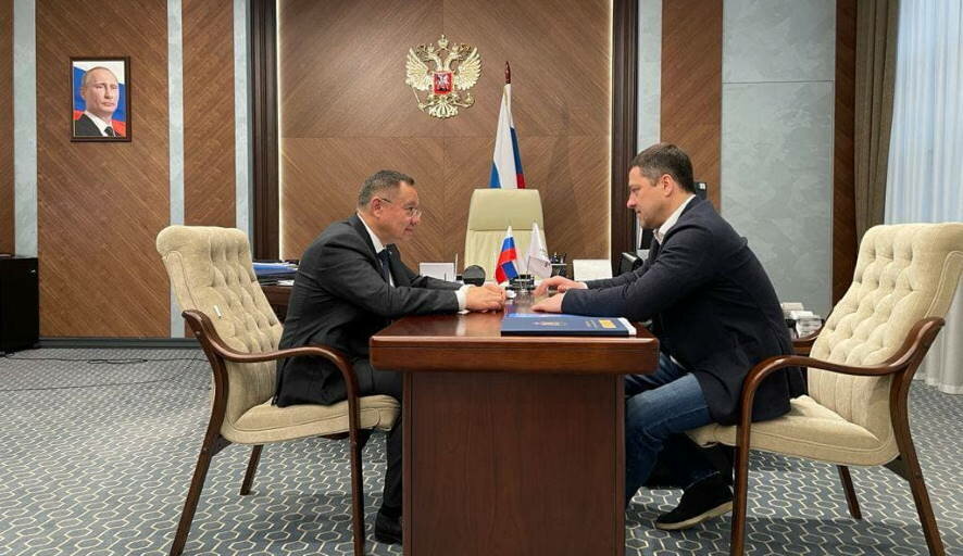 Ирек Файзуллин провел рабочую встречу с Губернатором Псковской области