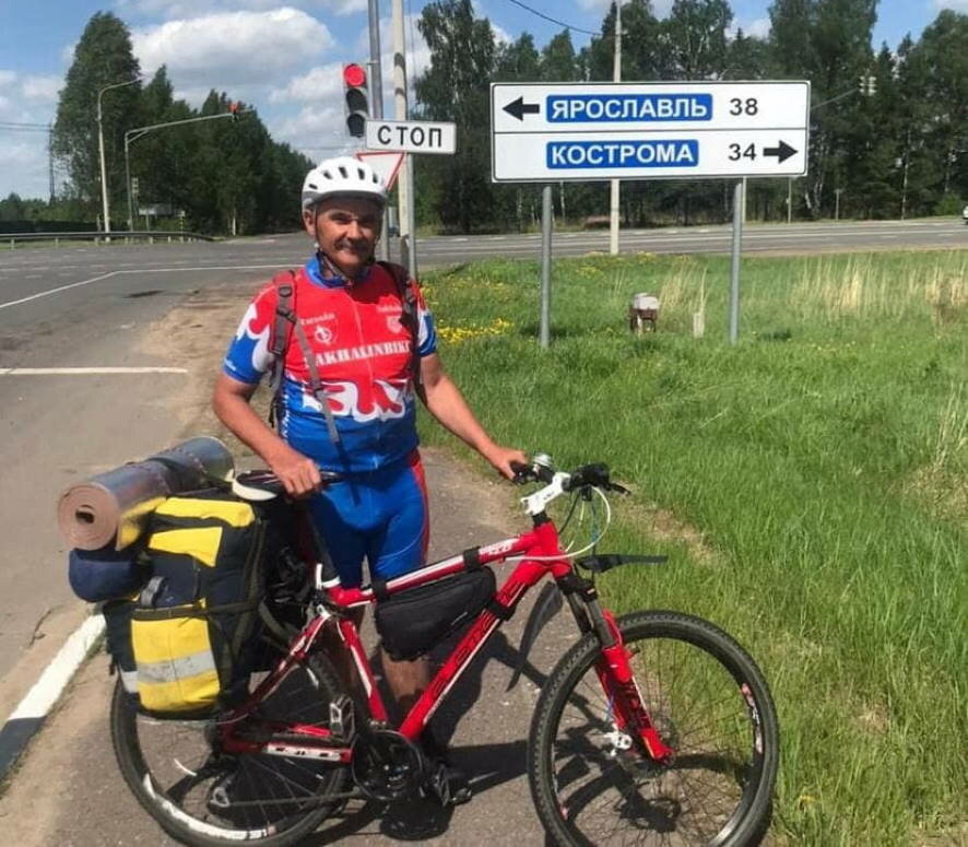 Сахалинец совершил одиночный велопробег из Крыма на Сахалин