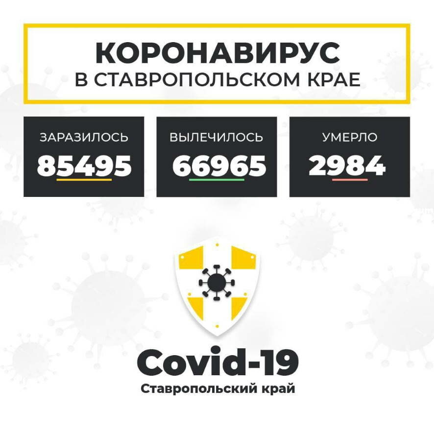 По данным на 29 сентября еще 351 житель Ставропольского края получил положительный результат теста на коронавирус