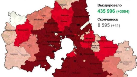 На 27 октября в Подмосковье зафиксировано 2670 новых случаев заражения коронавирусом, 41 пациент скончался (карта распространения)