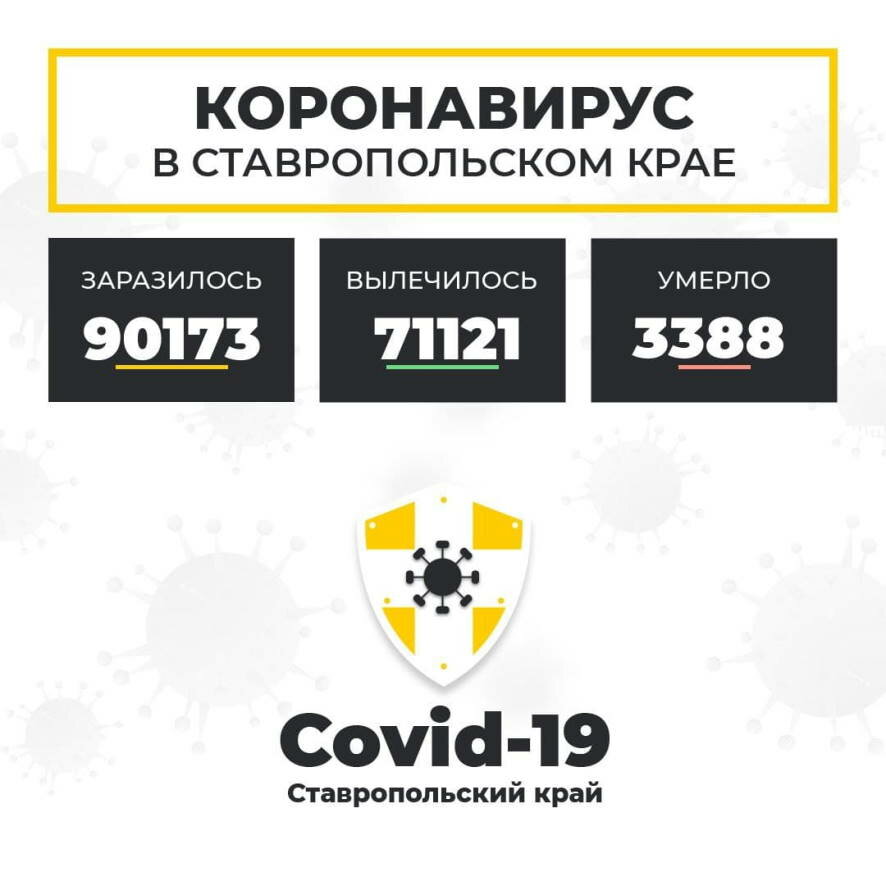 На утро 12 октября на Ставрополье выявлено 368 случаев коронавируса