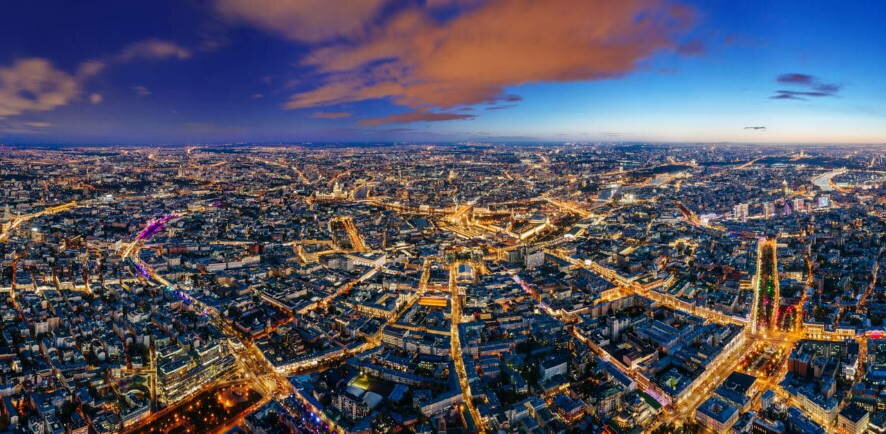 За 10 лет уровень освещенности Москвы увеличен в 1,5 раза