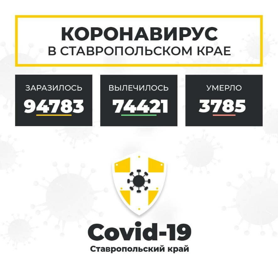 В Ставропольском крае за последние сутки коронавирус подтвержден еще у 406 человек