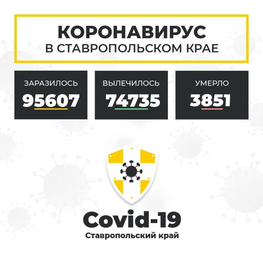 Актуальная информация по распространению коронавируса на Ставрополье