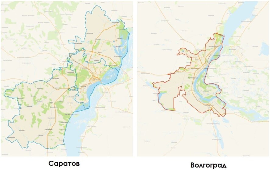 С 1 января 2022 года площадь Саратова составит более 2100 кв. км