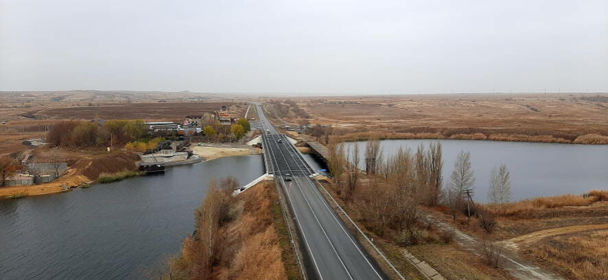 В Волгоградской области отремонтировали 65 км федеральных трасс и три мостовых сооружения