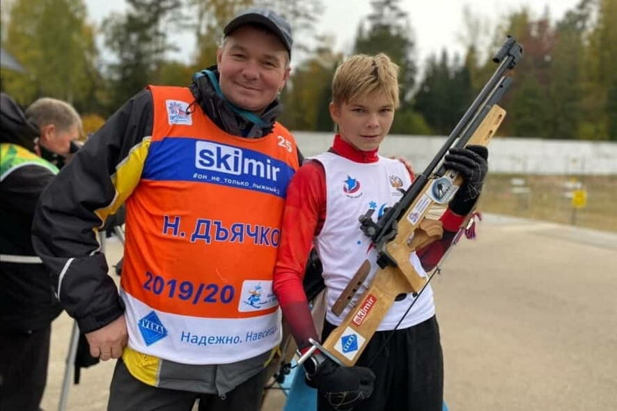 14-летний спортсмен из Притамбовья завоевал «золото» Первенства России по биатлону