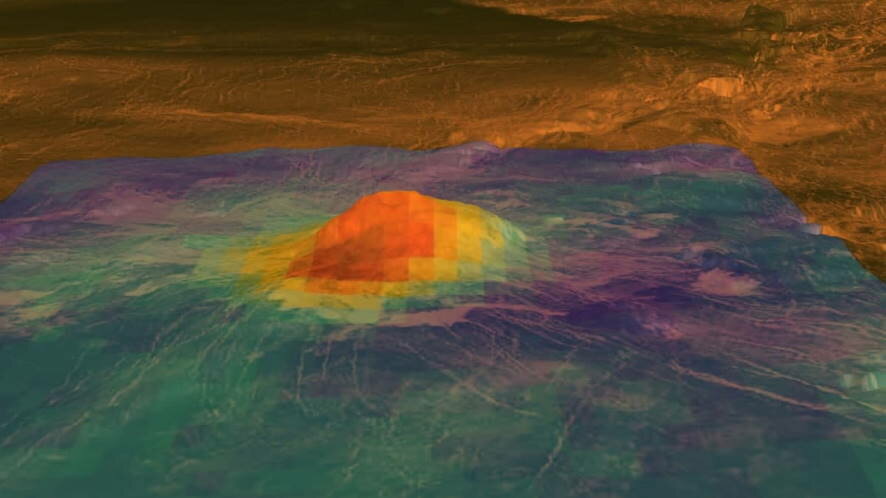 Ученые обнаружили на Венере признаки активности вулкана