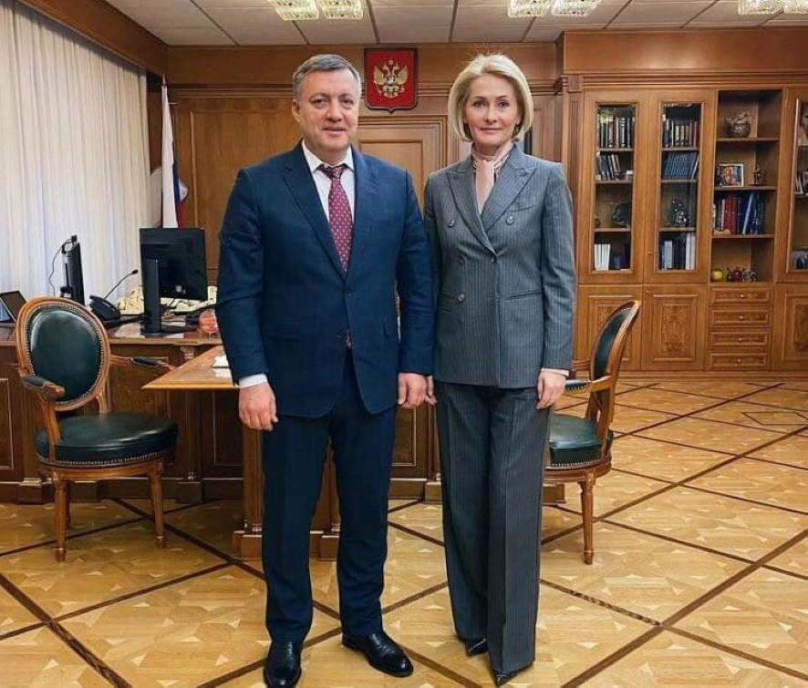 Виктория Абрамченко встретилась с губернатором Иркутской области