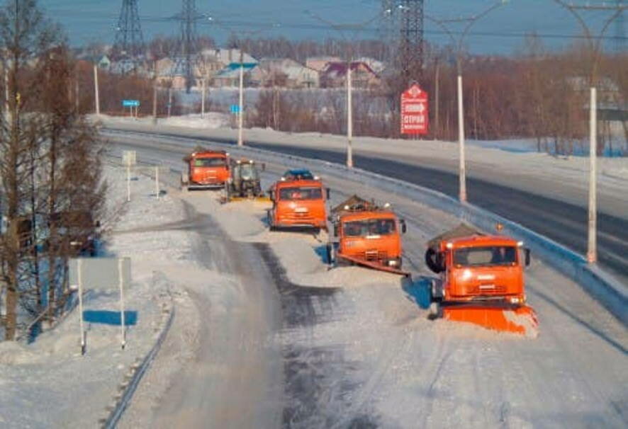 Для снегоочистки федеральных дорог Алтайского края привлечено 149 единиц техники