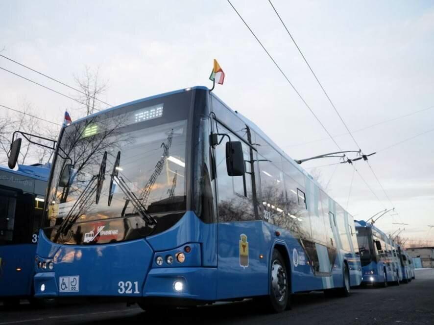 11 новых троллейбусов начали курсировать в Чите