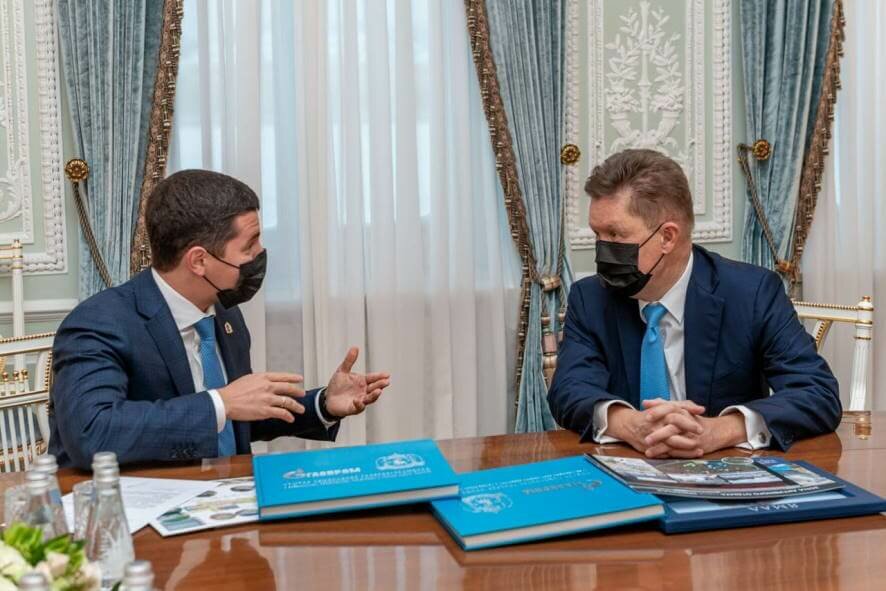 Алексей Миллер и Дмитрий Артюхов подчеркнули стратегический характер сотрудничества «Газпрома» и региона
