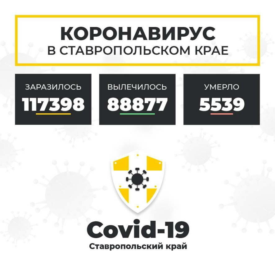 Актуальная информация по распространению коронавируса на Ставрополье на утро 10 декабря
