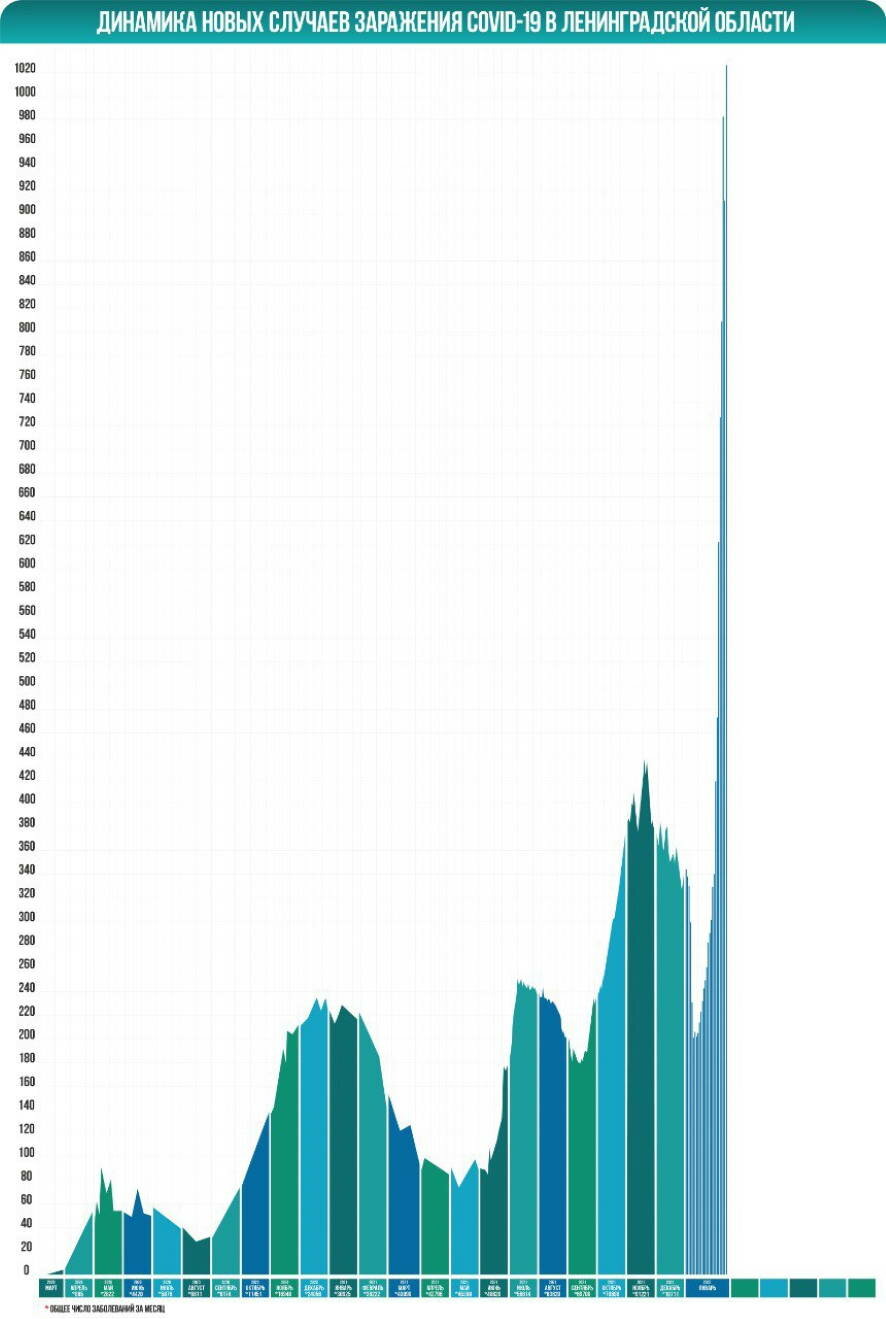 Коронавирус в Ленинградской области на 28 января: случаи выявления по  населенным пунктам