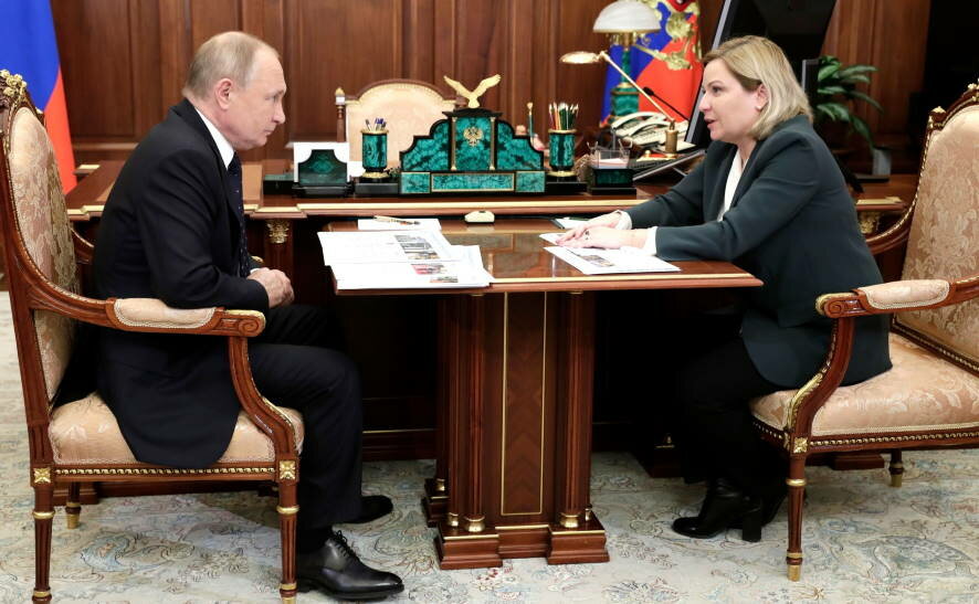 Владимир Путин провёл рабочую встречу с Министром культуры Ольгой Любимовой