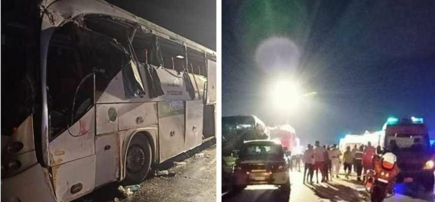 В результате ДТП с участием двух автобусов на Синайском полуострове Египта погибли 16 и пострадали 18 человек