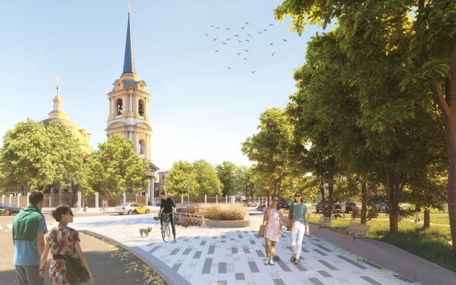 В Москве приступили к инженерной подготовке перед благоустройством улиц и переулков в Басманном районе ЦАО