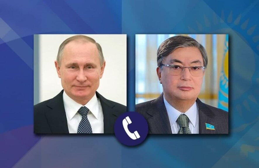 У Владимира Путина состоялся телефонный разговор с Президентом Республики Казахстан Токаевым