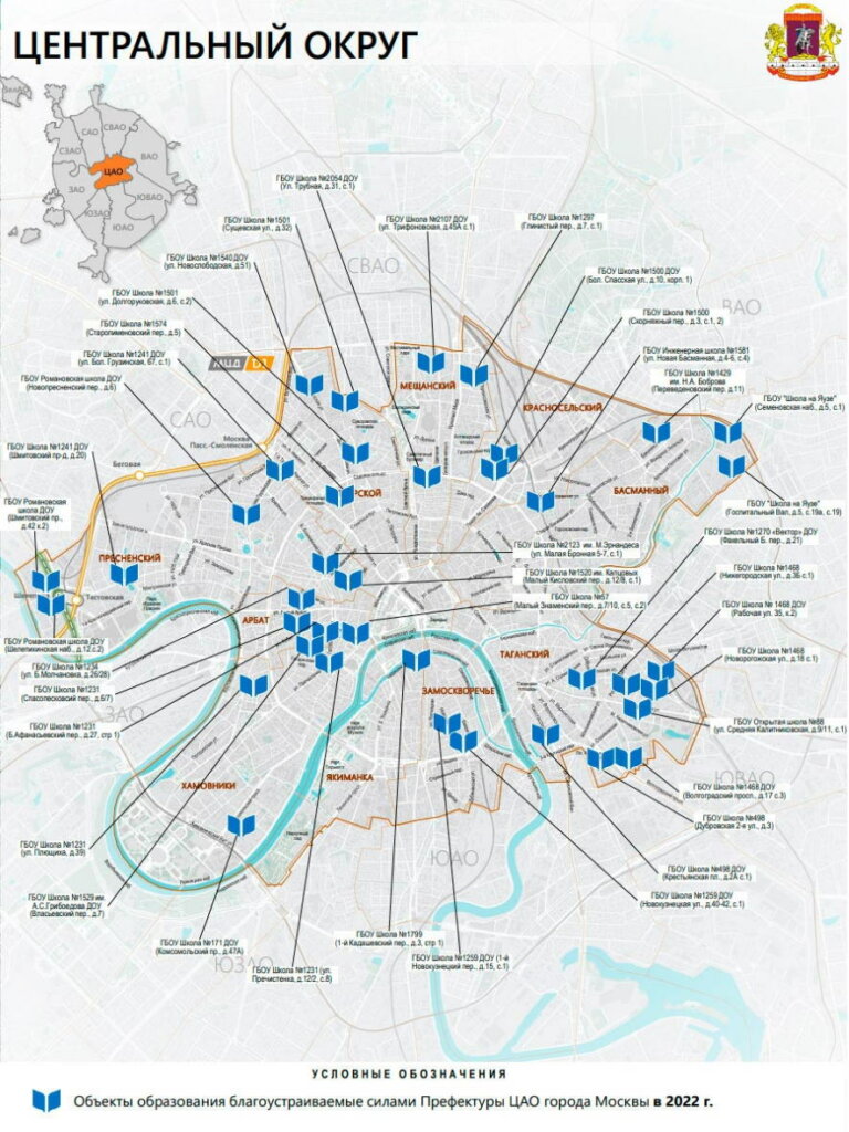 Магазины в цао москве