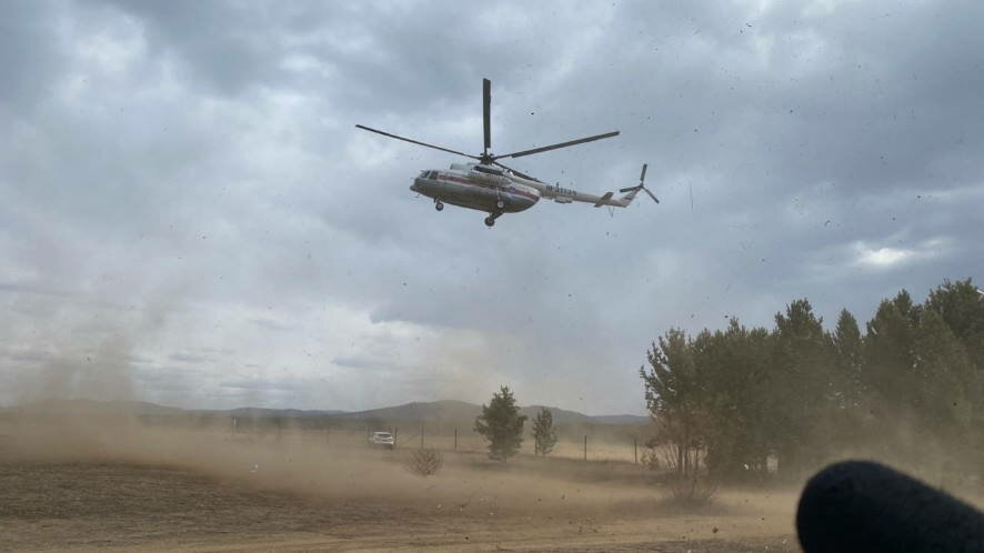 В Иркутской области совершил жесткую посадку вертолет Ми-8