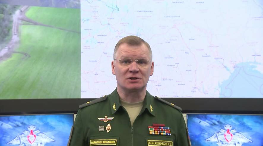 Генерал Игорь Конашенков рассказал о ситуации в зоне проведения СВО по состоянию на 12.00 5 июня 2022 года. Видео