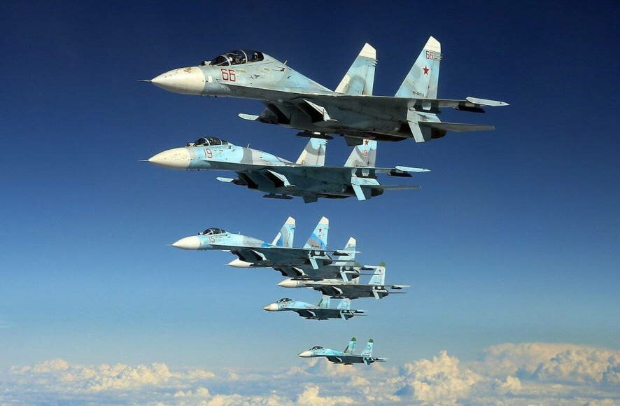 ВКС России и Военно-воздушные силы Народной-освободительной армии Китая провели совместное воздушное патрулирование