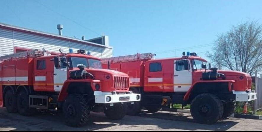 В противопожарную службу Саратовской области поступили 2 новые машины