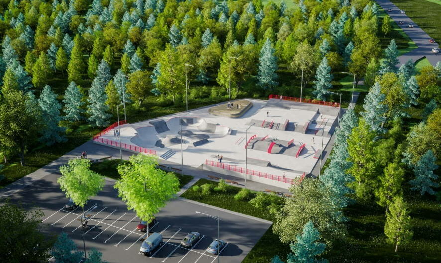 В Москве приступили к созданию скейт-парка на окраине Битцевского леса