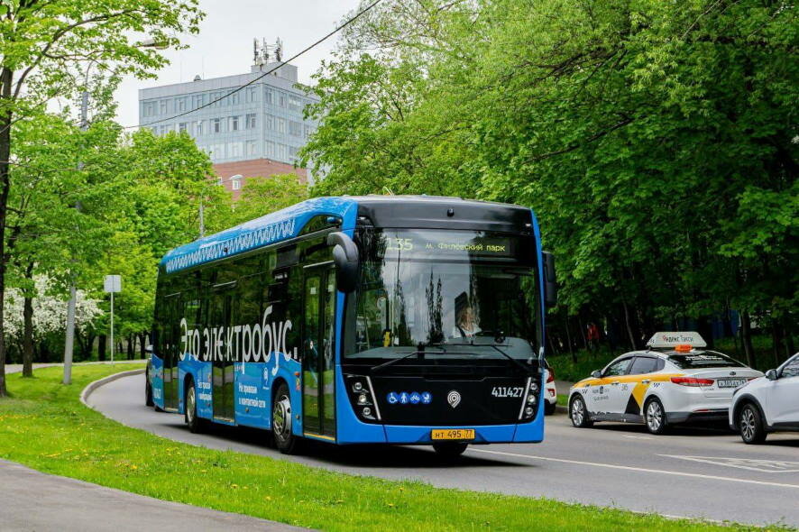 Завтра на маршруте № 135 в Москве появятся электробусы
