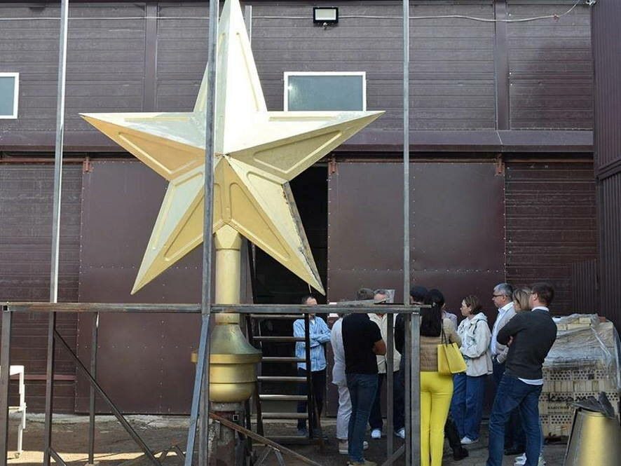 Со Спасской башни Казанского Кремля сняли звезду