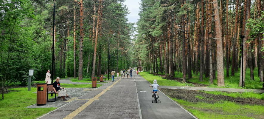 В Новосибирске парк «Заельцовский» открылся ко Дню города после реконструкции