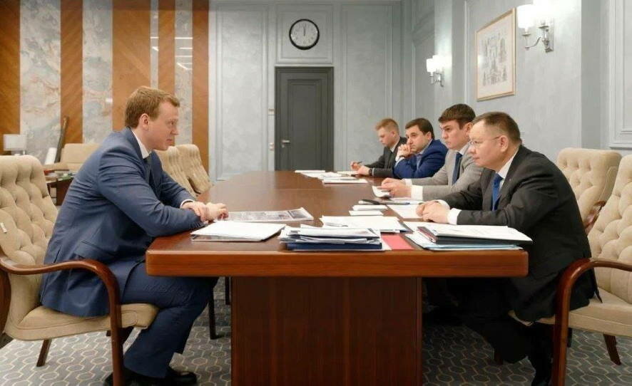Глава Рязанской области Павел Малков встретился с Министром строительства и ЖКХ Иреком Файзуллиным