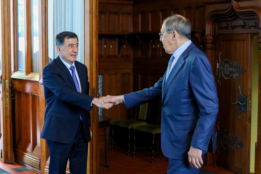 Сергей Лавров провёл переговоры с и.о. Министра иностранных дел Узбекистана