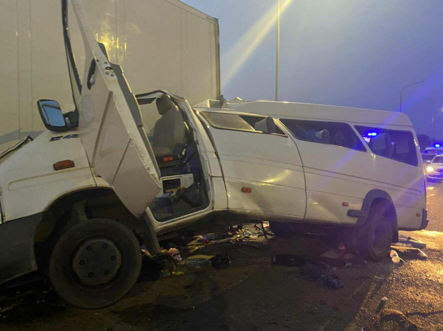 Сегодня ночью в Кущевском районе произошла серьезная авария с автобусом