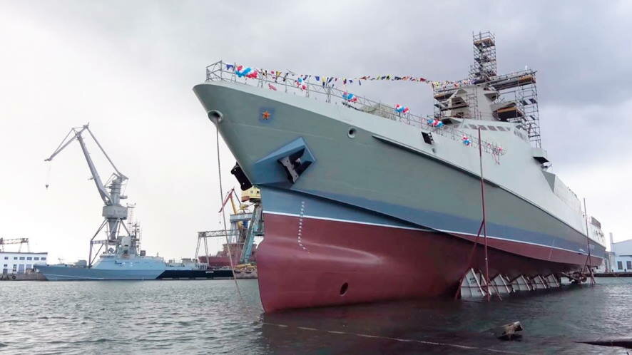 В состав Черноморского флота принят новый патрульный корабль «Сергей Котов»