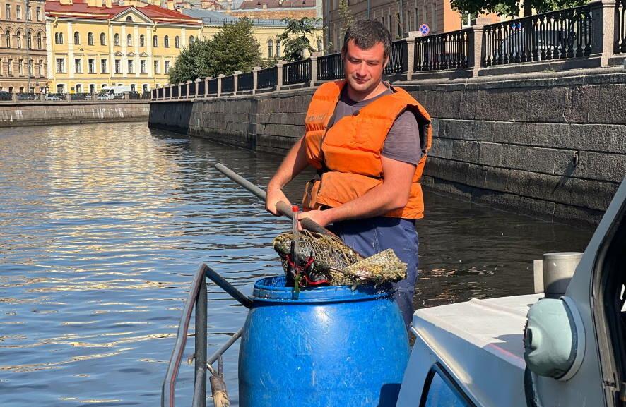 Летние находки при уборке центральных акваторий Петербурга