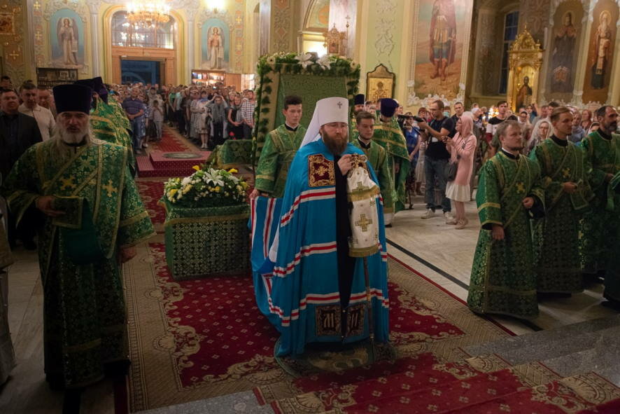 В Саратове встретили мощи преподобного Сергия Радонежского