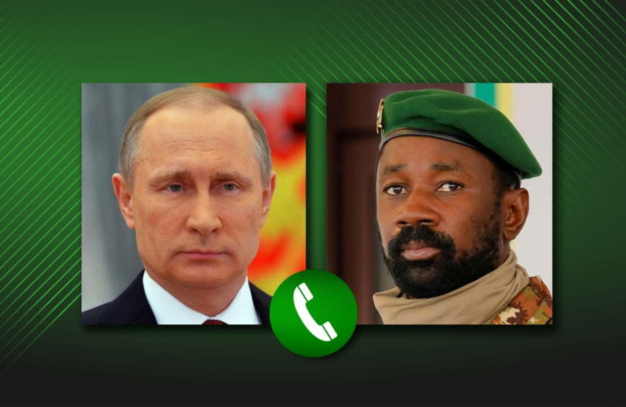 Состоялся телефонный разговор Президента России Владимира Путина с Президентом переходного периода Республики Мали