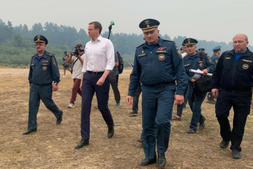 Глава Рязанской области Павел Малков находится на месте и держит ситуацию с лесными пожарами под контролем
